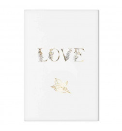 Seinapilt - Love Is Strength (1 Part) Vertical