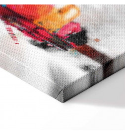 Schilderij - Colourful Installation (1 Part) Narrow