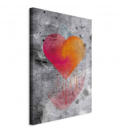 Schilderij - Sincere Confession (1 Part) Vertical