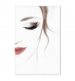 Schilderij - Delicate Beauty (1 Part) Vertical