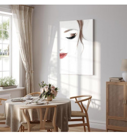 Schilderij - Delicate Beauty (1 Part) Vertical