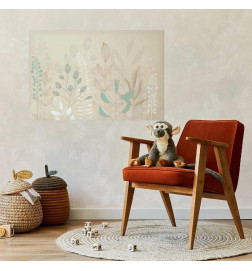 Plakat - Pastel-Beige Meadow