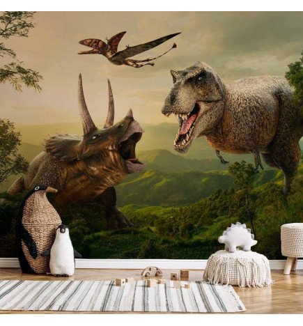 Wall Mural - Dinosaur Square