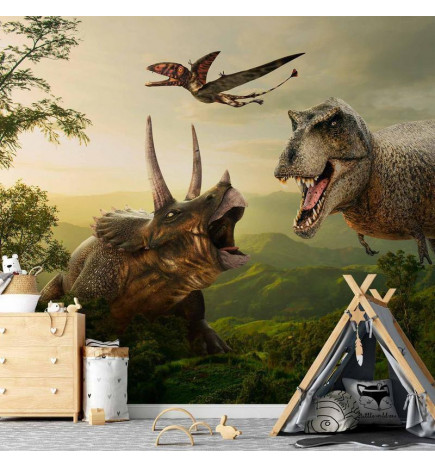 Fototapeta - Dinosaur Square