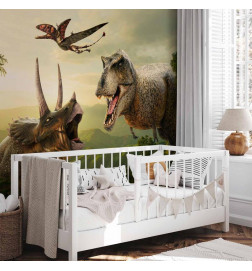 Wall Mural - Dinosaur Square