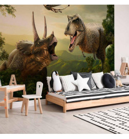 Wall Mural - Dinosaur Square