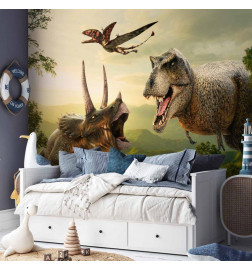 Fotobehang - Dinosaur Square