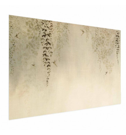 Poster - Beige Hummingbirds