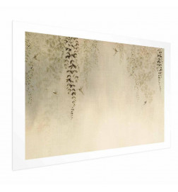 Poster - Beige Hummingbirds
