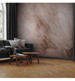 Fotobehang - Abstract scandi boho - delicate composition with lettering and flowers