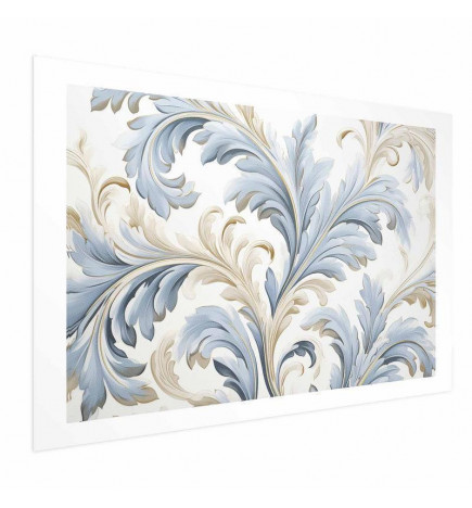 Poster - Baroque Vines in Light Colors