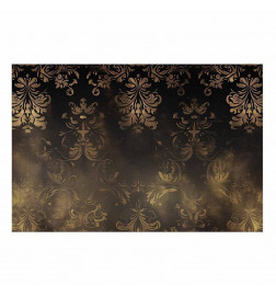 Plakat - Dark Baroque Patterns with Golden Accents