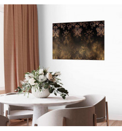 Juliste - Dark Baroque Patterns with Golden Accents