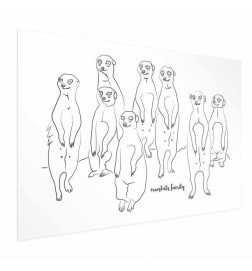 Plakāts - Meerkat Family