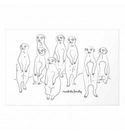 Plakāts - Meerkat Family