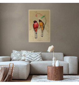 Plakat - Birds on a Branch