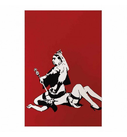 Plakatas - Banksy: Queen Victoria