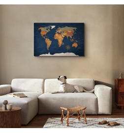 Tableau - World Map: Ink Oceans