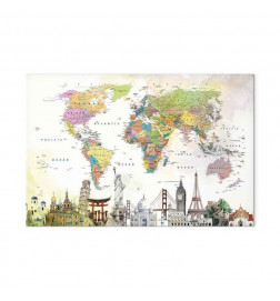 Canvas Print - Wonders of the World (1 Part) Wide
