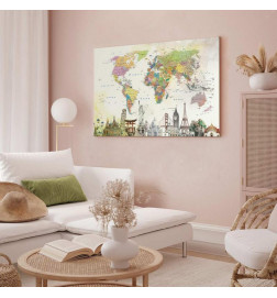 Canvas Print - Wonders of the World (1 Part) Wide