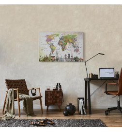 Canvas Print - Wonders of the World (1 Part) Wide