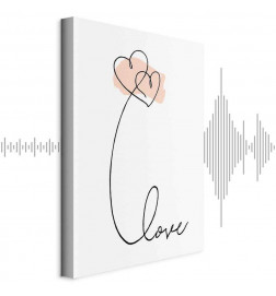 Canvas Print - Connected in the Clouds (1 Part) Vertical