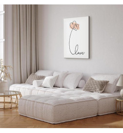 Canvas Print - Connected in the Clouds (1 Part) Vertical