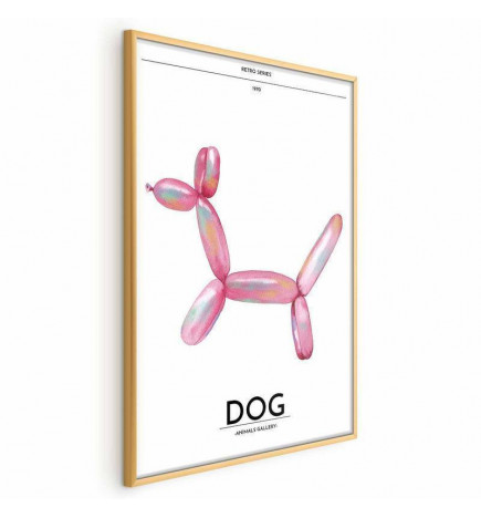 Juliste - Holo-Dog - Colorful Retro Dog