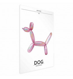 Plakatas - Holo-Dog - Colorful Retro Dog