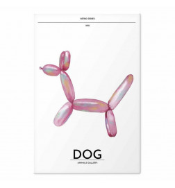 Plakat - Holo-Dog - Colorful Retro Dog