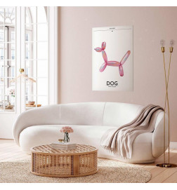 Plakat - Holo-Dog - Colorful Retro Dog