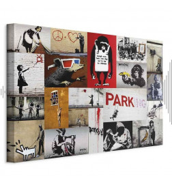 Tableau - Banksy - collage