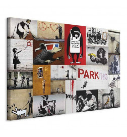 Glezna - Banksy - collage