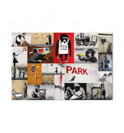 Quadro - Banksy - collage