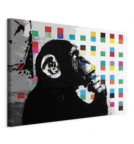 Slika - Banksy The Thinker Monkey