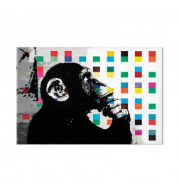 Slika - Banksy The Thinker Monkey