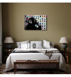 Slika - Banksy The Thinker Monkey