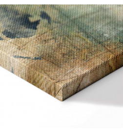 Quadro - Retro Map (5 Parts) Narrow