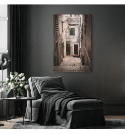 Schilderij - Retro Alley (1 Part) Vertical