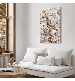 Canvas Print - Rose Garden (1 Part) Vertical