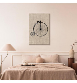 Canvas Print - Vintage Bicycle (1 Part) Vertical