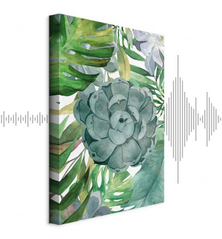 Seinapilt - Tropical Flora (1 Part) Vertical