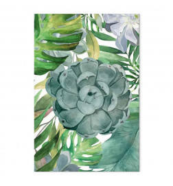 Tablou - Tropical Flora (1 Part) Vertical