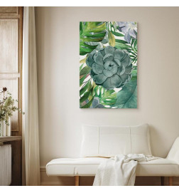 Seinapilt - Tropical Flora (1 Part) Vertical