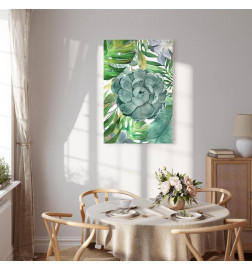 Tableau - Tropical Flora (1 Part) Vertical