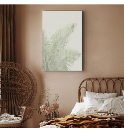 Leinwandbild - Velvet Green (1 Part) Vertical