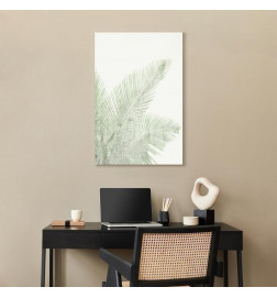 Canvas Print - Velvet Green (1 Part) Vertical