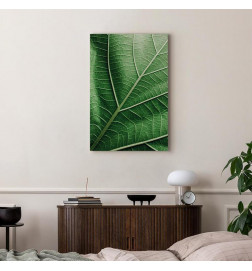 Cuadro - Malachite Leaf (1 Part) Vertical