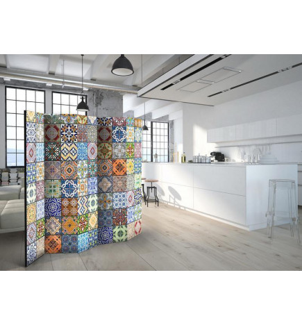 Room Divider - Colorful Mosaic II