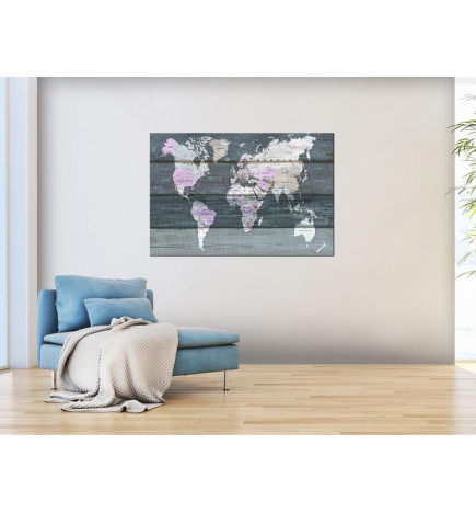 Quadro de cortiça - Journey through the World